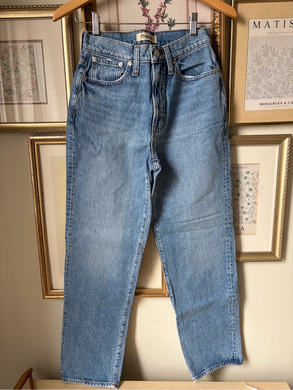Madewell The Perfect Vintage Straight Jean in Seyland Wash 24 - Picture 6 of 14